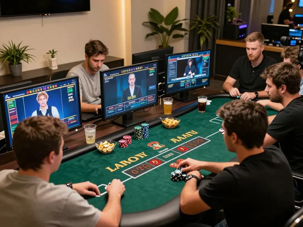 A player strategizing with nk 88 link on multiple screens during an engaging live casino session.