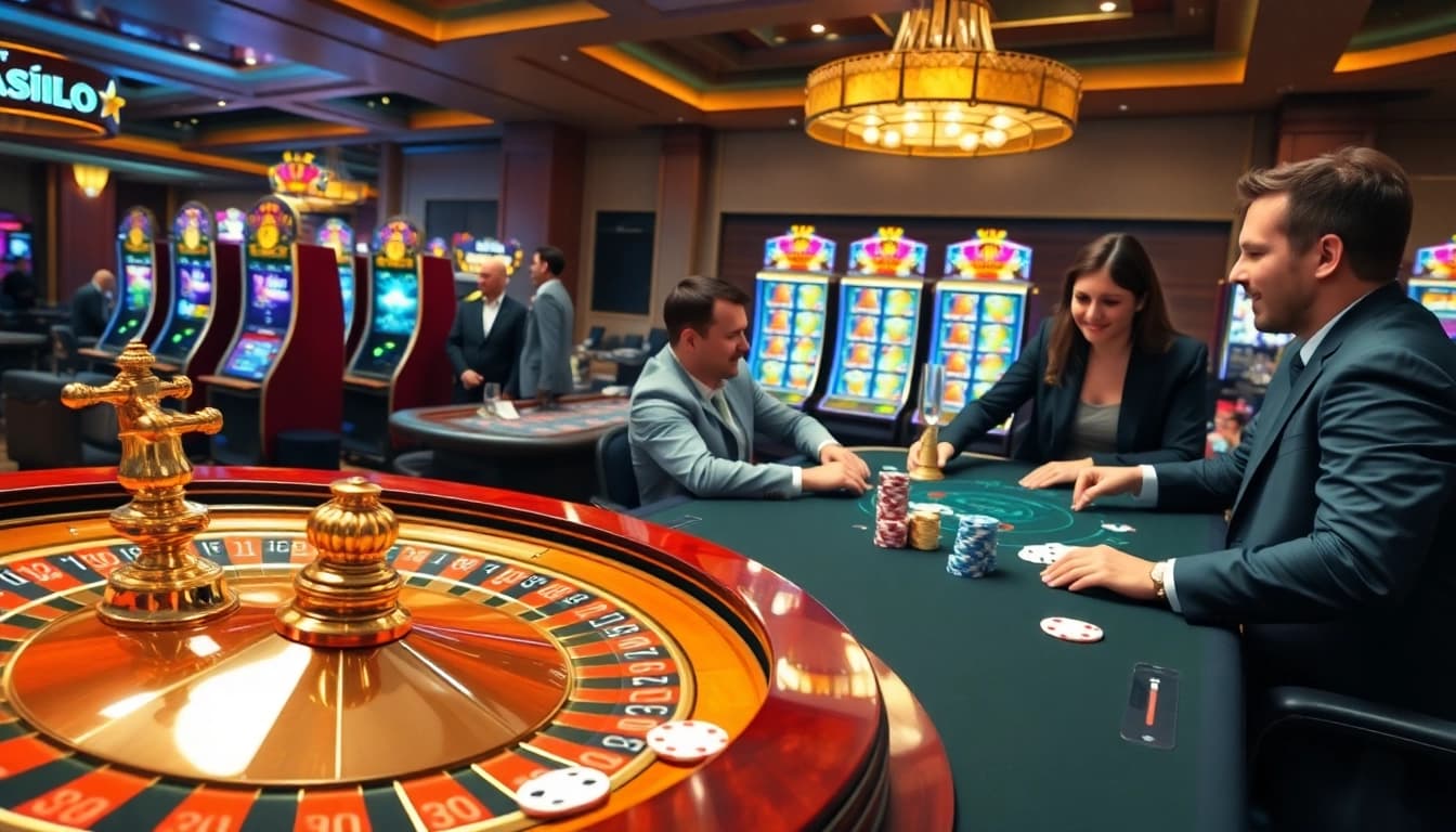 Experience thrilling gameplay at the tg88 casino with vibrant roulette wheels and poker action.