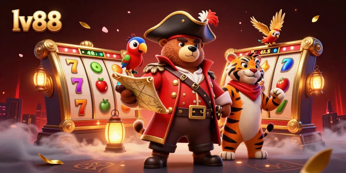 Experience thrilling gameplay at lv88 with vibrant slot reels, jackpots, and pirate-themed adventure.