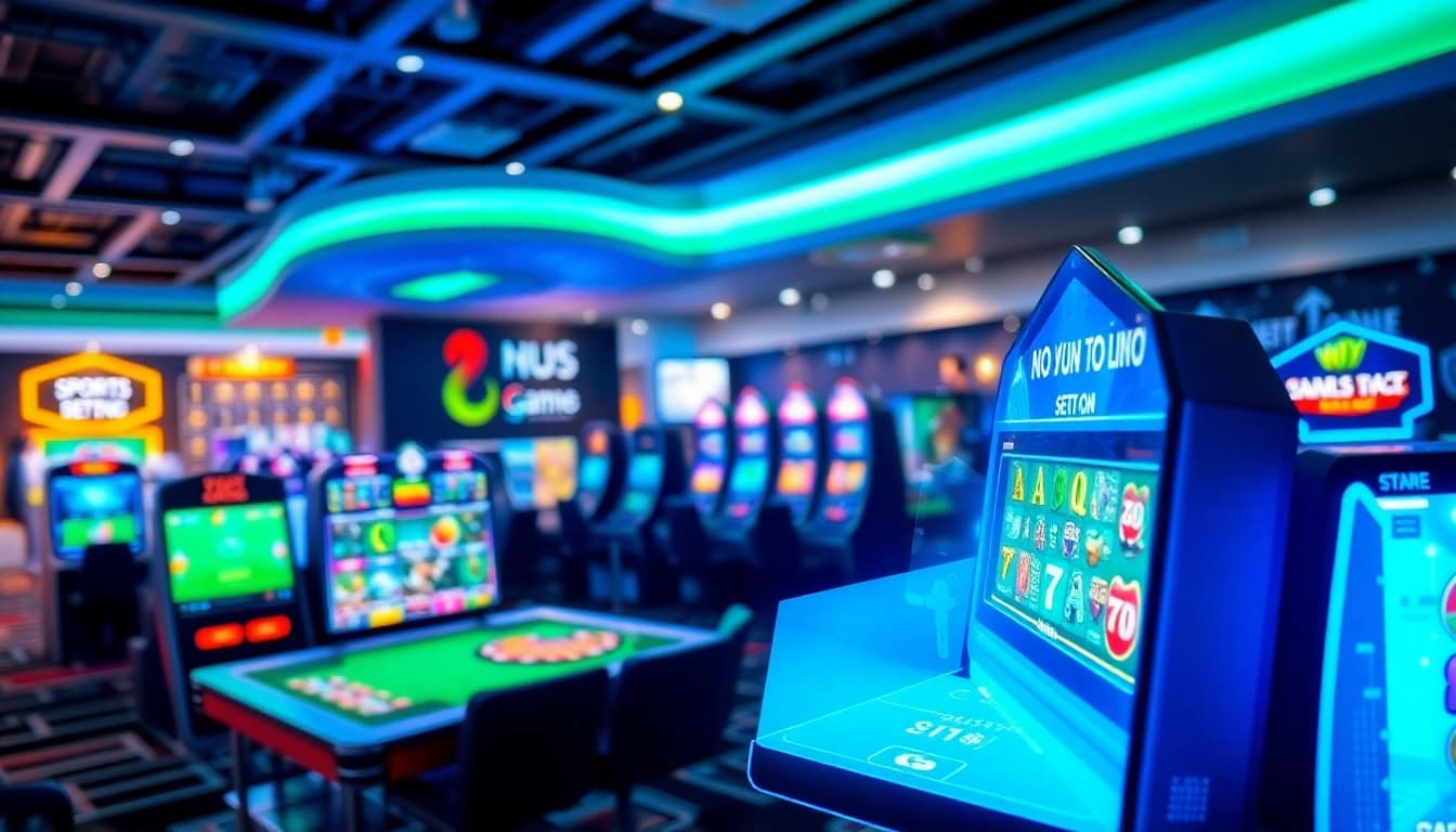 Experience the thrill of online gaming at new88go.com with a vibrant interface showcasing diverse gambling options.