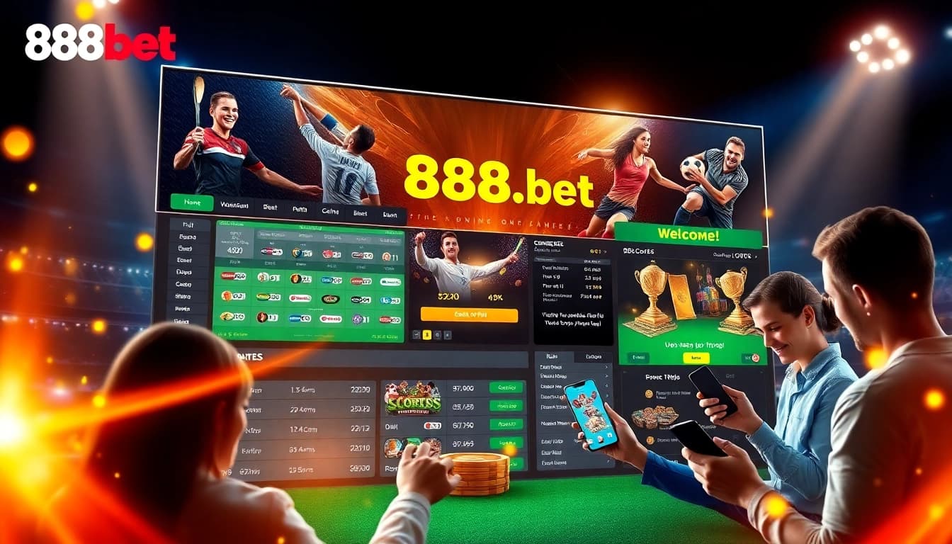 Experience the excitement of 888b.bet with dynamic betting visuals and user-friendly interface.