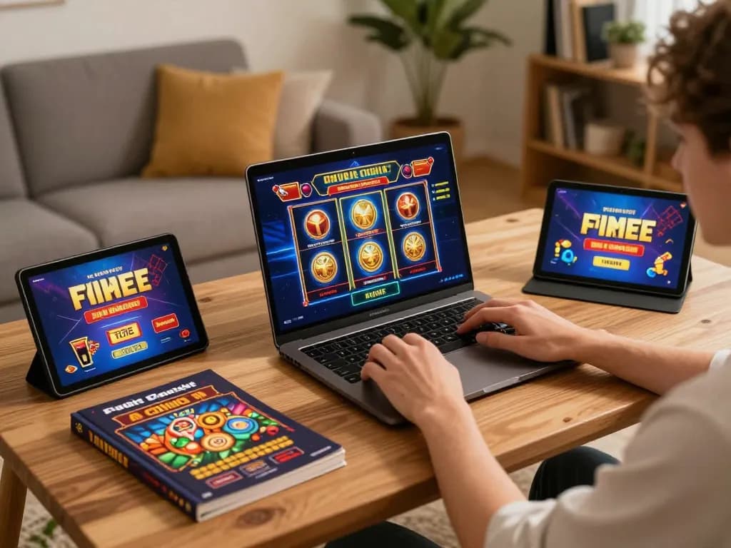 Engaging in link free credit slot malaysia via laptop while exploring online slots for exciting gameplay.