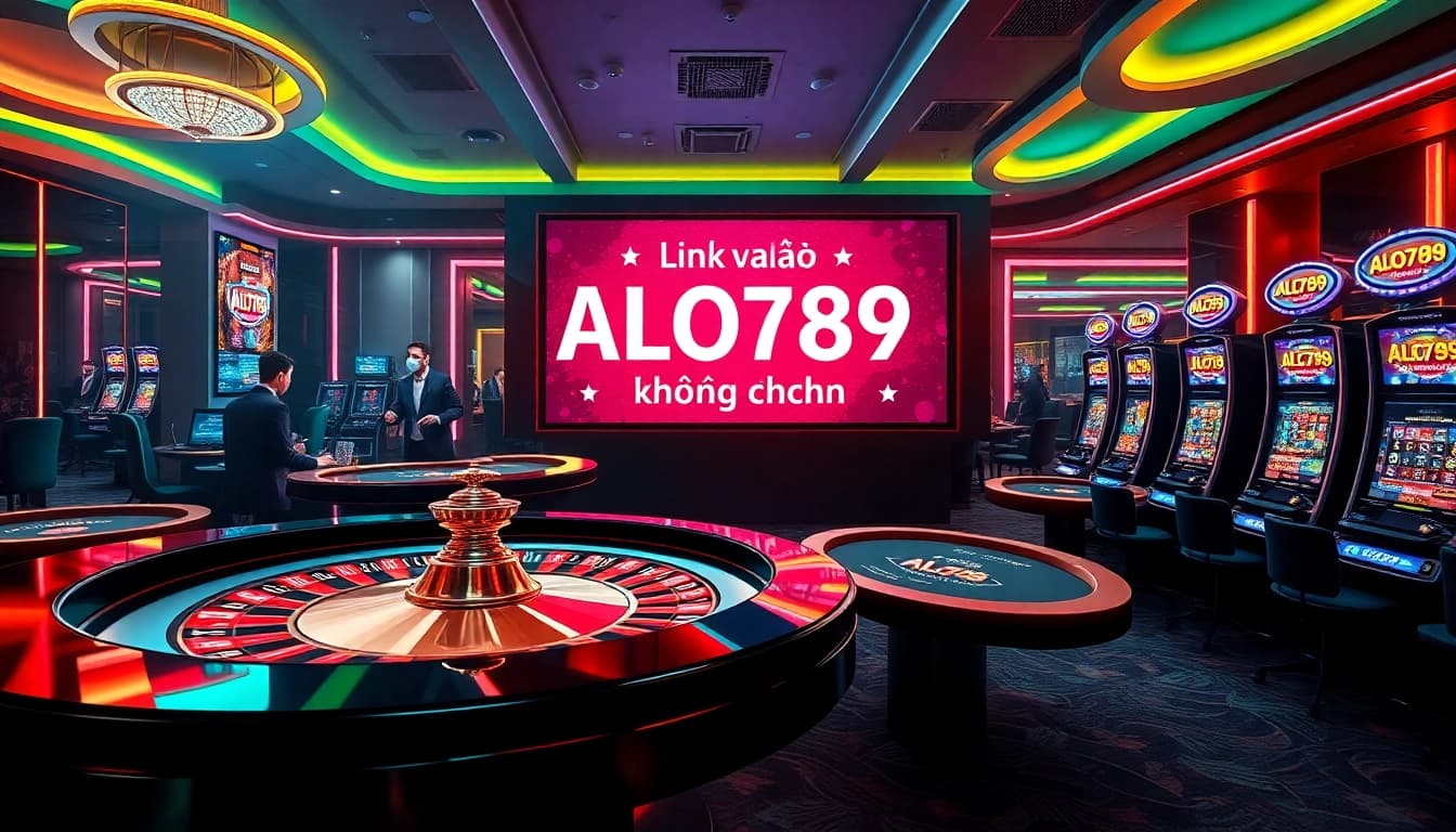 Experience thrilling online gambling with Link vào ALO789 không bị chặn displayed at a vibrant roulette table.