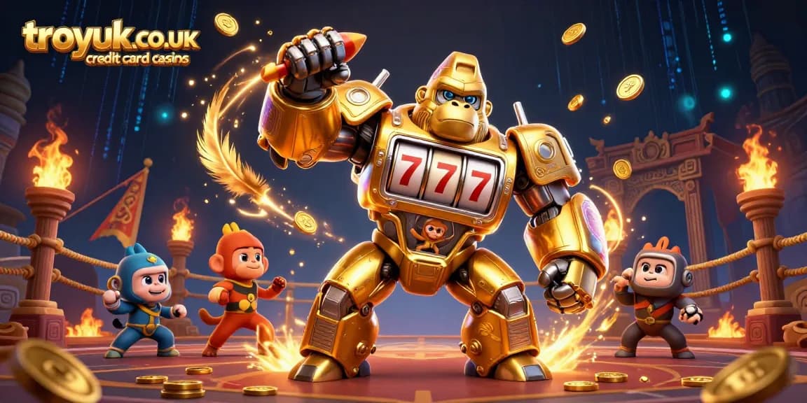 Experience troyuk.co.uk credit card casinos with exciting gaming scenes featuring dynamic characters.