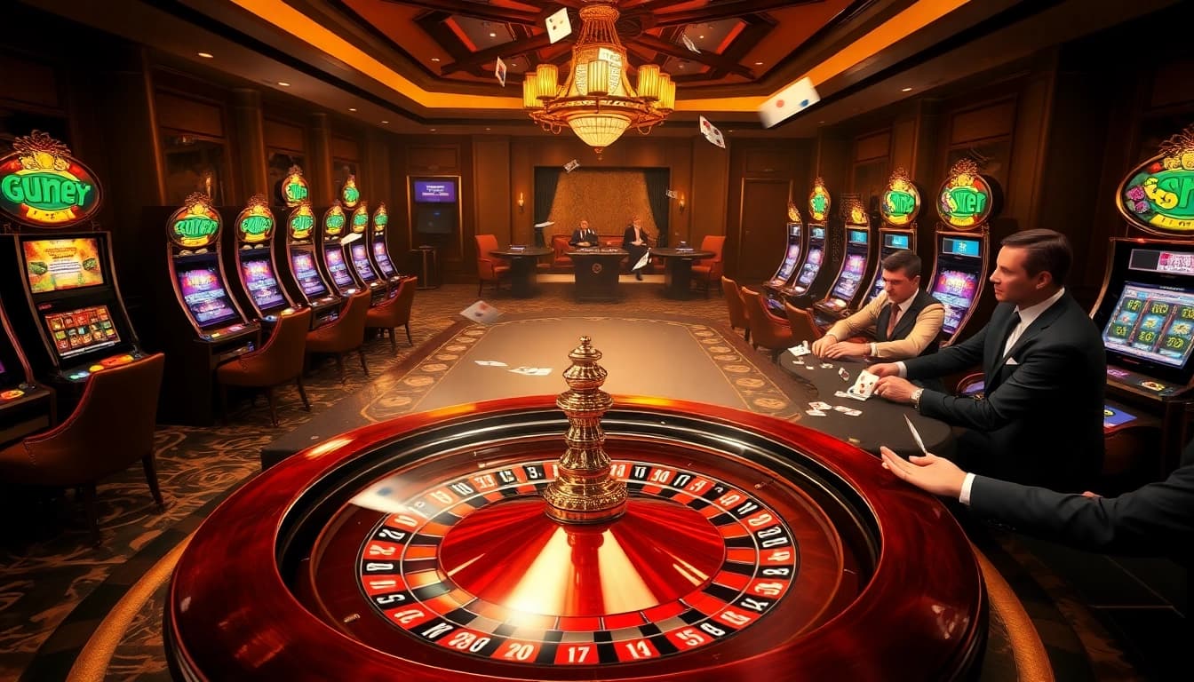 Experience high-stakes excitement with 68VIP at a luxurious casino setting.