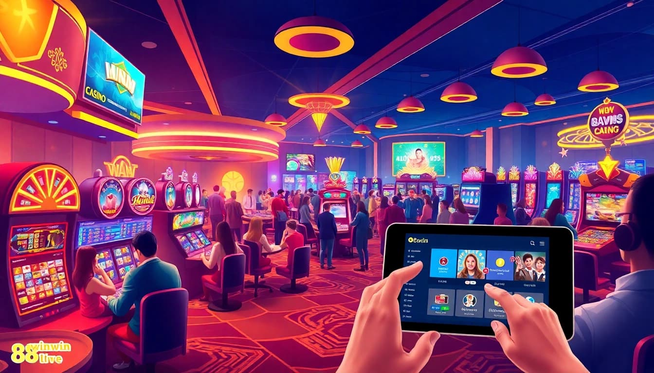 Engaging online gaming experience at 98winwin.live featuring players and a variety of gaming options.