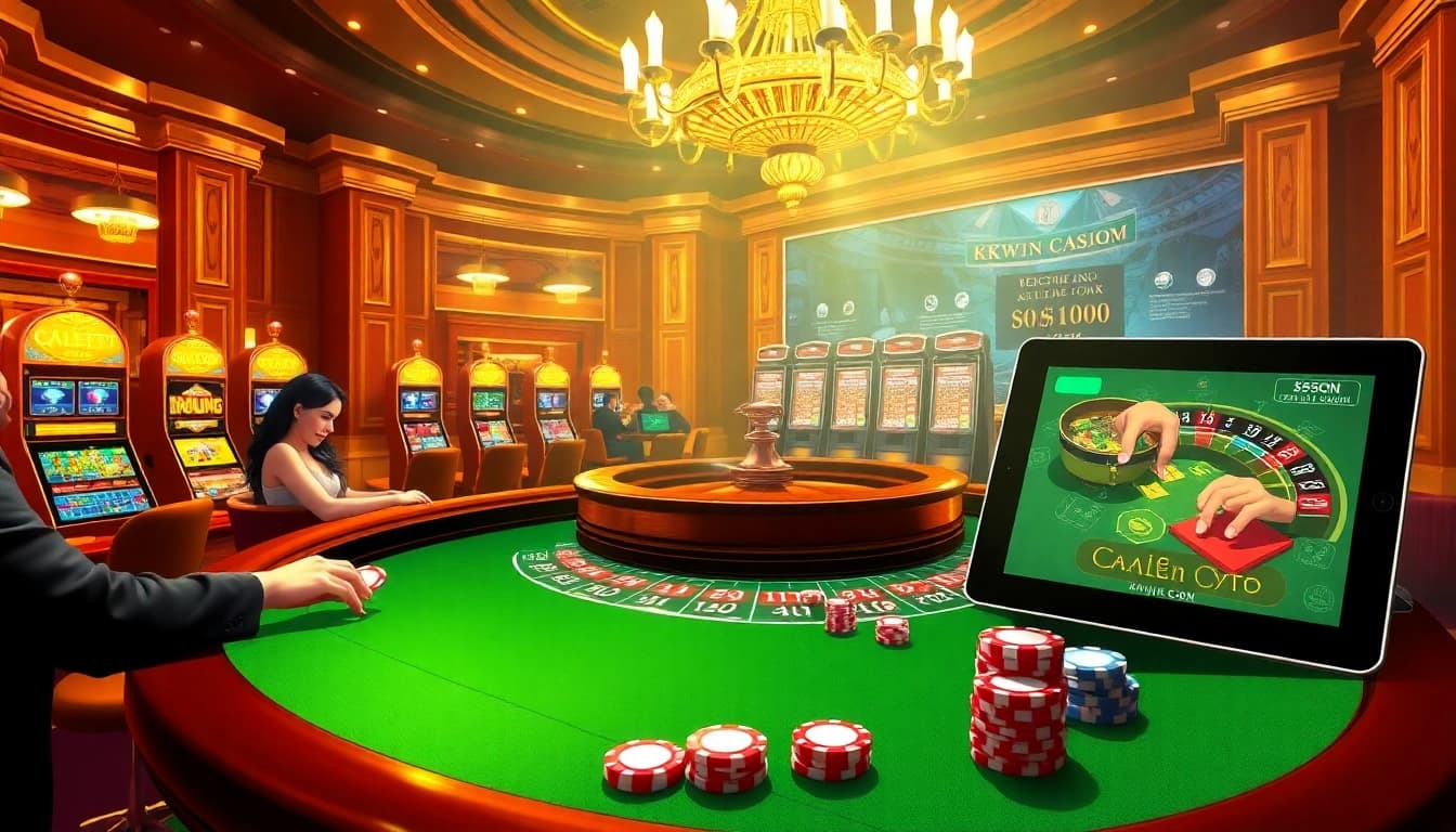Experience thrilling gameplay at KKWIN COM with vibrant roulette and poker elements.