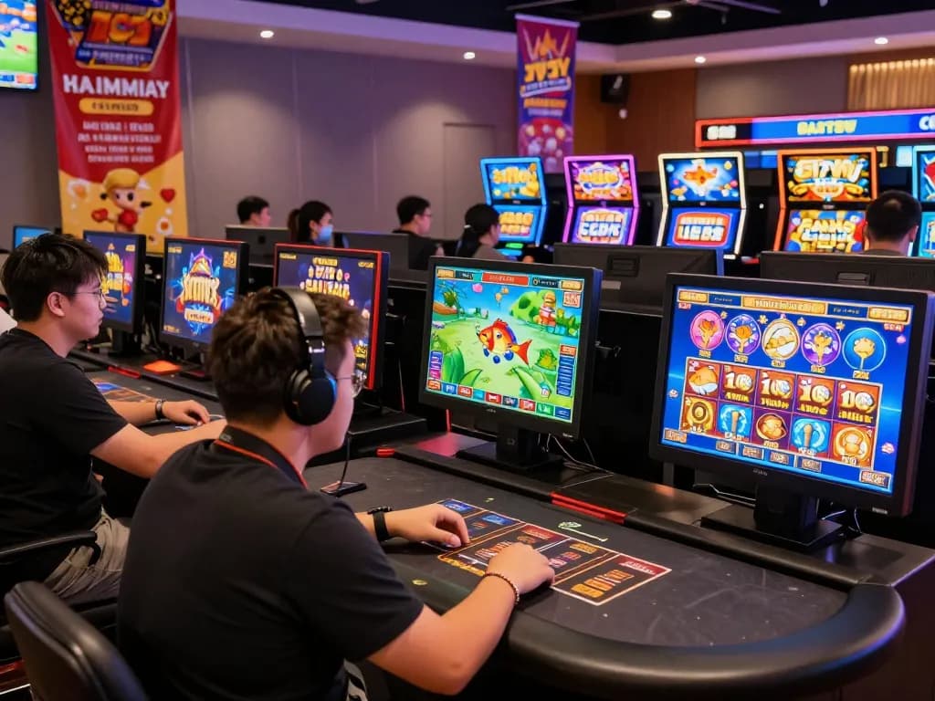 Engaging online gaming experience at 789club showcasing diverse slot games and player interactions