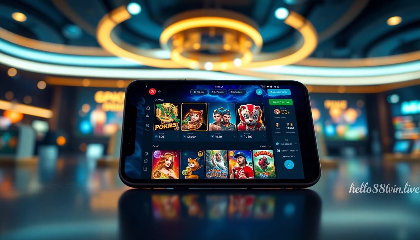 Hello88win.live gaming platform featuring an engaging online casino experience with thrilling games and vibrant graphics.