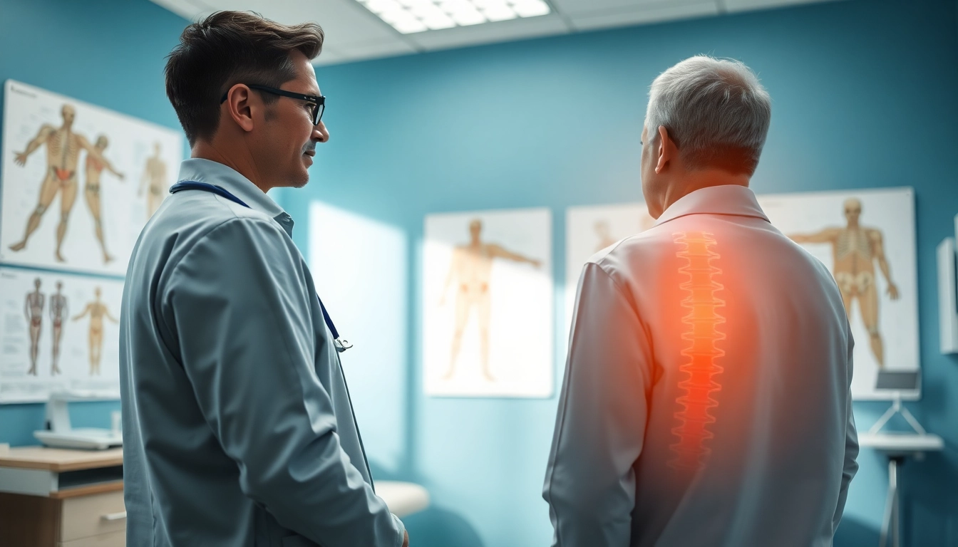 Understanding lower back pain causes with healthcare provider and patient discussion.