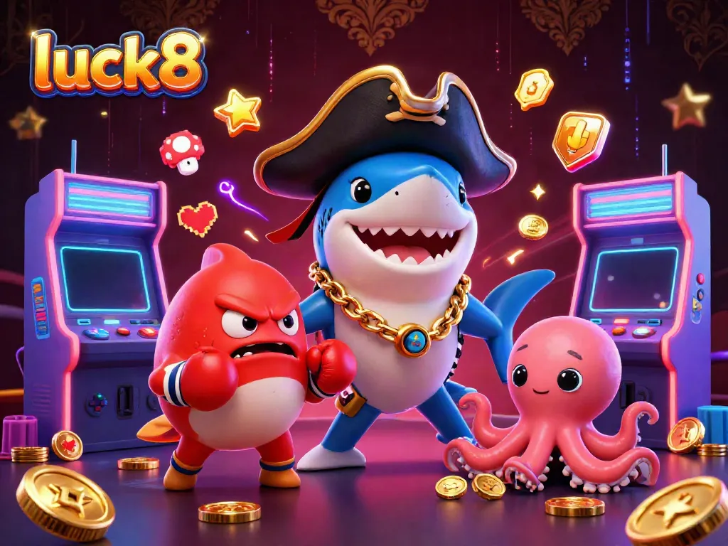 Engage with luck8's exciting world of casino games featuring dynamic characters and vibrant gaming elements.