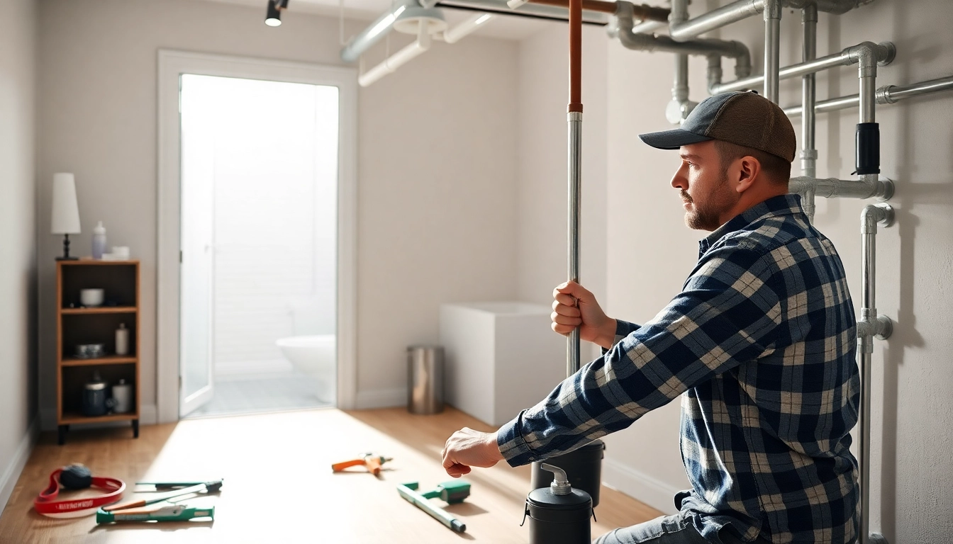 Whole house repiping services Tampa by an expert plumber in action, demonstrating modern techniques and tools.