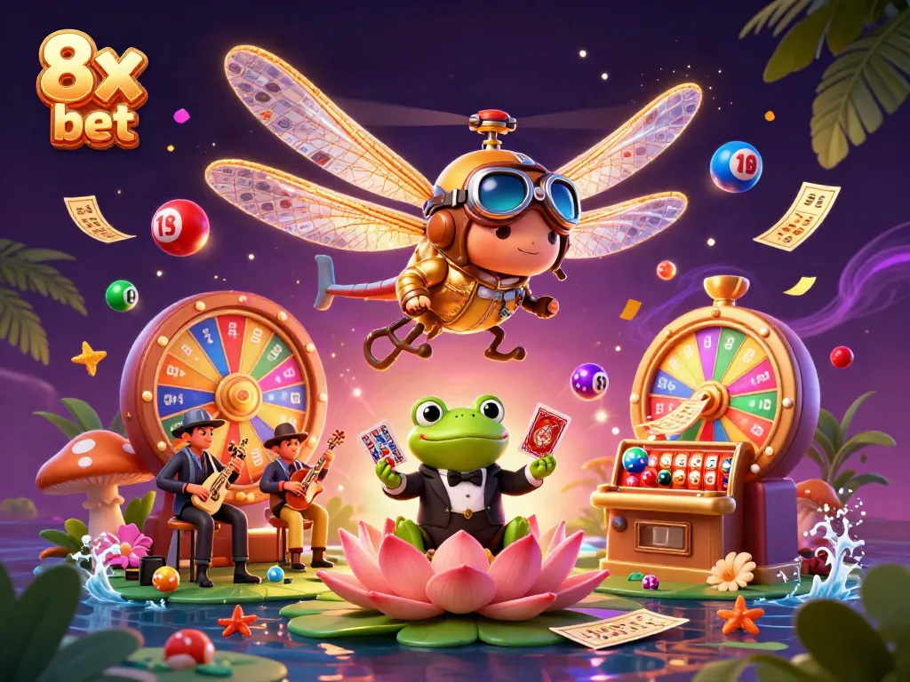 Experience the thrill of 8x bet at our lily pad casino with vibrant colors and dynamic action!