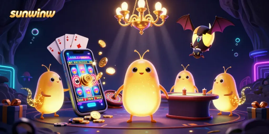 Illuminate your play with sunwinw's vibrant glowworm casino experience featuring slots and games.