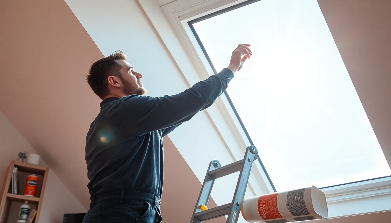 Velux repairs by a professional technician showcasing expertise and quality.