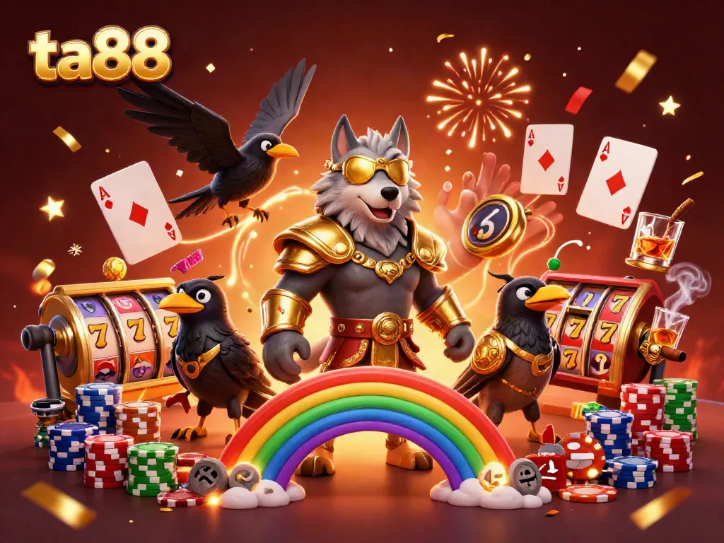 Engage in thrilling gameplay with ta88, featuring Norse heroes and vibrant casino elements.