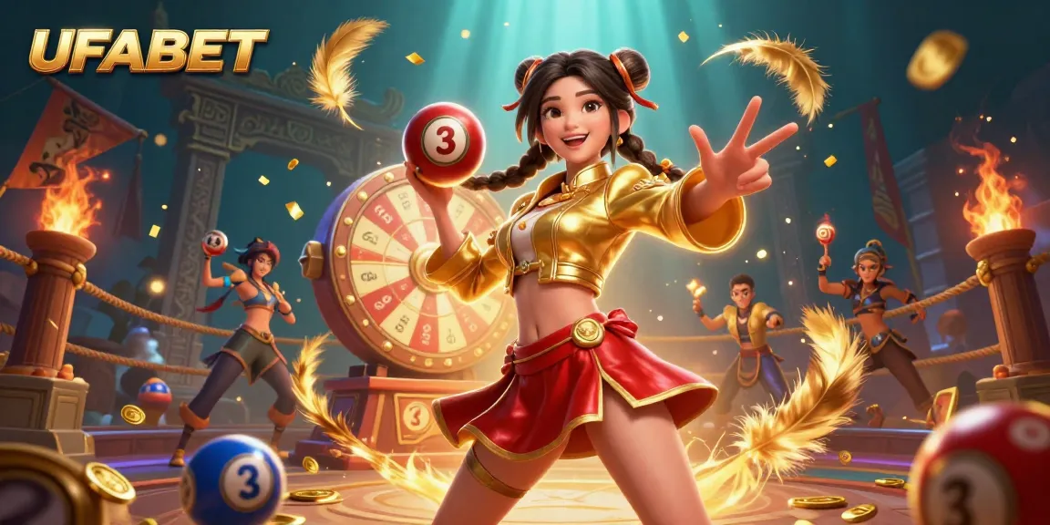 Engage in thrilling betting experiences with UFABET capturing vibrant slots and online casino elements.