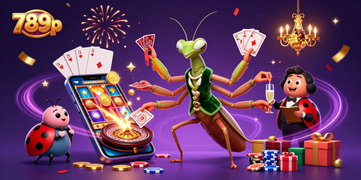 Play thrilling games at 789p with a vibrant casino scene full of action and excitement.