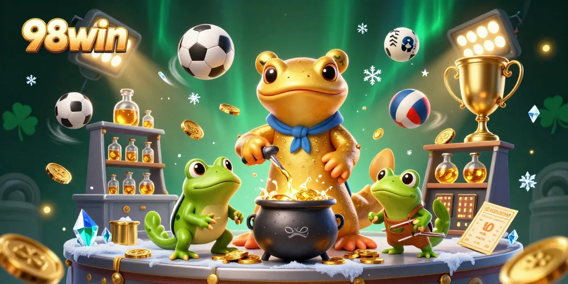Experience the excitement of 98win as the golden salamander alchemist transforms metals into fortunes with dynamic sports betting elements.